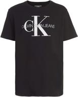 👕 optimized search: calvin klein classic black boys' medium tops, tees & shirts logo