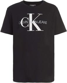 img 1 attached to 👕 Optimized Search: Calvin Klein Classic Black Boys' Medium Tops, Tees & Shirts