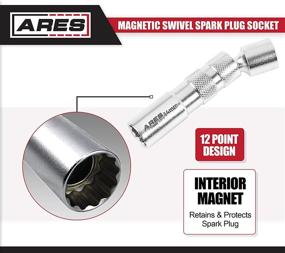 img 1 attached to ARES 11000 14Mm Magnetic Swivel Socket