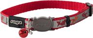 🐱 enhance your cat's safety with the rogz catz reflectocat collar in red logo