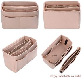 img 2 attached to Efficient Zippered Purse Organizer for Women's Medium Accessories and Handbag Accessories
