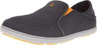 olukai mens dark shadow nohea logo