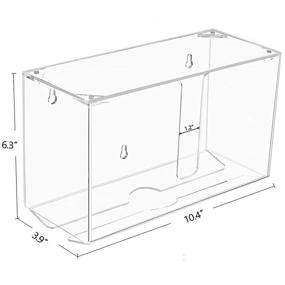 img 1 attached to HBlife Dispenser Storage Multifold Acrylic