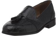 cognac men's tassel loafer: stacy alberto slip-ons for a classic look logo