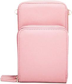 img 2 attached to 💼 Adjustable Crossbody Handbags & Wallets with Cellphone Blocking - Ideal for Women's Shoulder Styling