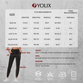 img 1 attached to YOLIX Sweatpants Joggers Pockets Workout