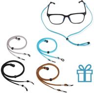 👓 versatile eyeglasses retainer: adjustable sunglass holder for prescription glasses logo