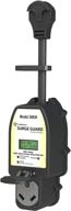 southwire 34930 surge guard 30a: full protection portable with lcd display - superior safety in sleek black design logo