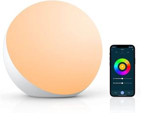 img 4 attached to 🔮 Hifree Smart Table Lamp with Alexa and Google Home Compatibility, Dimmable RGB Color Changing and Tunable White Night Light Touch Lamp for Bedrooms, Living Room, and Kids' Desk
