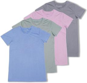 img 4 attached to Girls' Clothing: Athletic Essentials Pack with T-Shirt