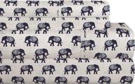 🐘 elegant king sheet set: pointehaven 200elephsskg with elephant motif logo