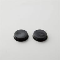 🔌 american metalcraft bhmplugs black plastic replacement stoppers: ideal size of 1.65 x 1.65 x 0.4 inches logo