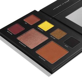 img 2 attached to 💄 Professional Quality Makeup Palette: Eyeshadow, Blush, Bronzer, Lip Colors - Matte, Shimmer, Glitter, Bold, Neon - High Pigment Eye Shadow, Cheek & Lipstick Cosmetics - Bad Behavior by Deck of Scarlet