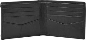 img 3 attached to 💼 Fossil Men's Sliding Wallet in Black - Stylish Accessories for Men, Card Cases & Money Organizers