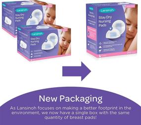 img 3 attached to 200-Pack Stay Dry Disposable Nursing Pads for Breastfeeding