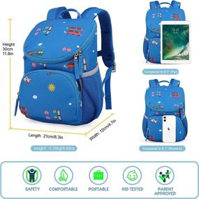 img 3 attached to MOUNTAINTOP Backpack Kindergarten Preschool Removable Backpacks in Kids' Backpacks