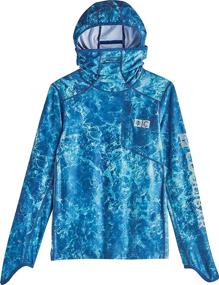 img 1 attached to Ultimate Sun Protection: Coolibar UPF 50+ Kids' Andros Fishing Hoodie