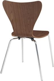 img 1 attached to Modway Ernie Dining Chair Natural Furniture for Dining Room Furniture