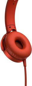 img 3 attached to 🎧 Наушники Sony XB550AP Red Extra Bass с микрофоном для телефонных звонков, накладные