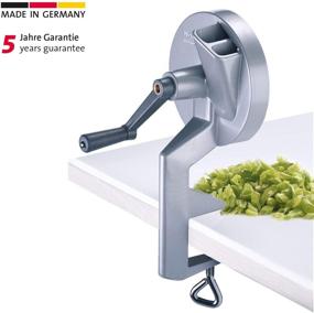 img 3 attached to 🔪 Westmark Rotary Bean Slicer - Stainless Steel Knives, White (One Size)