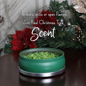 img 1 attached to 🎄 Introducing Scentsicles Christmas Flameless Fragrance in a Green Decorative Tin - Experience the Festive O Christmas Tree Holiday Fragrance!