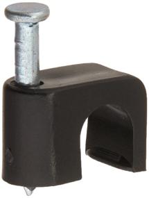 img 3 attached to 🔒 Gardner Bender PCS-1600T Black Coaxial Masonry Staple, ¼ Inch, Clip-On, UV Resistant, 25 Pack - Secures RG-6 / RG-6Q / RG-59, Splinter-Free, Polyethylene