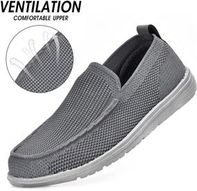 img 3 attached to ITAZERO Casual Boat Walking Stretch Slip Loafers Shoes Men's Shoes for Loafers & Slip-Ons