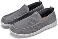 itazero casual boat walking stretch slip loafers shoes men's shoes for loafers & slip-ons logo
