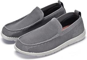 img 4 attached to ITAZERO Casual Boat Walking Stretch Slip Loafers Shoes Men's Shoes for Loafers & Slip-Ons