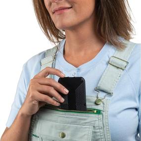 img 1 attached to 👖 Womens Washed Duck Bib Overalls: Experience Unparalleled Freedom