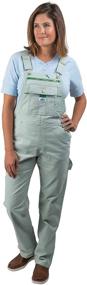 img 4 attached to 👖 Womens Washed Duck Bib Overalls: Experience Unparalleled Freedom