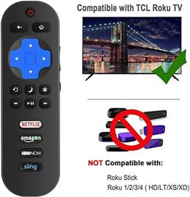 img 1 attached to 📺Мотиексик 2-паковый пульт управления для ТВ TCL Roku - совместимый с моделями 55S405, 40S3800, 50UP120, 65S401, 32S301, 32S850, 32S3700, 32s305, 32S3750, 43FP110, 43UP120, 48FS3700, 48FS3750, 50FS3850, 50UP120, 32FS3700, 32S850