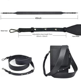 img 2 attached to JUST MUST Replacement Adjustable Wide Long Strap Black