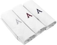 monogrammed handkerchiefs - stylish men's initial accessories in moda raza's handkerchief collection logo