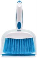 🧹 handy blue mini dustpan and broom set – perfect for desk, home, and kitchen needs logo