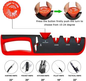 img 2 attached to Ножи с регулируемой точилкой Sharpen Diamond Ceramic