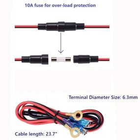 img 1 attached to Switchtec 4.8 Amps Dual USB Rocker Switch Style Charger with Blue Voltmeter for Boats, RZR 900, RZR 1000, Ranger, Mobile Home, RV, Spyders, Maverick, SxS, Golf Cart, Off Road Vehicles, RV, Side by Sides: Efficient Charging Solution for Various Outdoor Vehicles