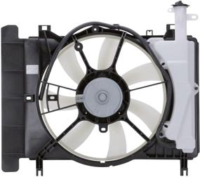 img 2 attached to 🔥 High-Quality Radiator/Condenser Cooling Fan Assembly Replacement for Toyota Yaris (TYC 621620)