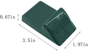 img 3 attached to 🔥 FIRECOW Big Green Egg Accessories: Ceramic Grill Feet Set for Large Big Green Egg & Other Ceramic Grills - Primo, Kamdo Joe, etc. (4 Green)