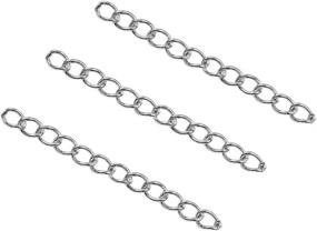 img 2 attached to DanLingJewelry Stainless Necklace Bracelet Extender Beading & Jewelry Making for Jewelry Findings