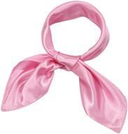 silk-like satinior square scarf: elegant headscarf and neck scarves for women and girls logo