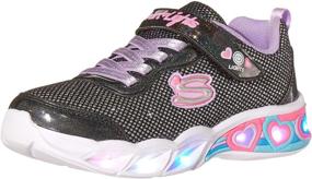 img 1 attached to 👟 Skechers Girls' Light-Up Sneakers: Athletic Footwear for Girls