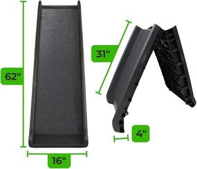 img 1 attached to Alpha Paw Car Ramp: Compact, Foldable, & Lightweight Pet Ramp for Large & Small Dogs - Ideal for SUVs, Cars, & Trucks - Portable & Supports up to 200lbs!