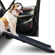 alpha paw car ramp: compact, foldable, & lightweight pet ramp for large & small dogs - ideal for suvs, cars, & trucks - portable & supports up to 200lbs! logo