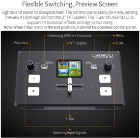 img 2 attached to FEELWORLD Switcher Production Streaming Lightweight