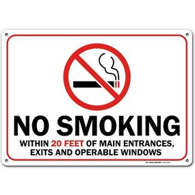 img 4 attached to Smoking Within Sign Outdoor Rust Free
