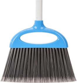 img 3 attached to AmazonBasics Dustpan Broom Blue White
