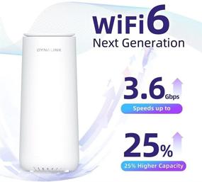 img 1 attached to 📶 Dynalink WiFi 6 AX3600 Router (DL-WRX36): Dual Band, Ultra-Fast 8-Stream WiFi Speeds Up to 3.6Gbps for Optimal Home & Gaming Experience