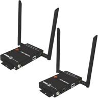 📶 j-tech digital wireless hdmi extender 1080p – extended range up to 660 ft, transmitter & receiver kit with selectable frequencies, minimized interference, and ir remote control (4 sets) logo