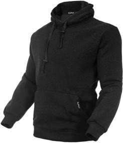 img 4 attached to 🏋️ Eylhot Heavyweight Grey Gym Hoodies: Ultimate SweatShirts for Men's Clothing